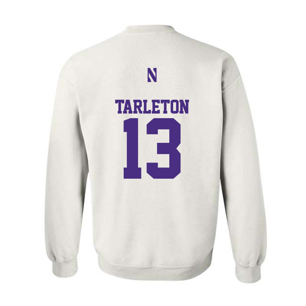 Northwestern - NCAA Men's Soccer : Baraka Tarleton - Classic Shersey Crewneck Sweatshirt-1