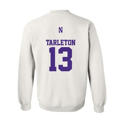 Northwestern - NCAA Men's Soccer : Baraka Tarleton - Classic Shersey Crewneck Sweatshirt-1