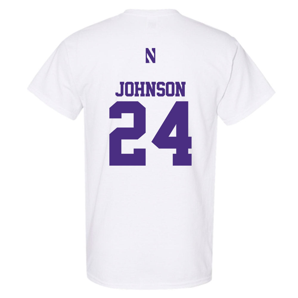 Northwestern - NCAA Football : Jamaal Johnson - Classic Shersey T-Shirt-1