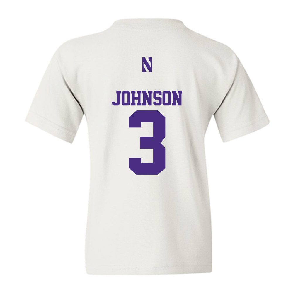 Northwestern - NCAA Men's Soccer : Andrew Johnson - Classic Shersey Youth T-Shirt-1