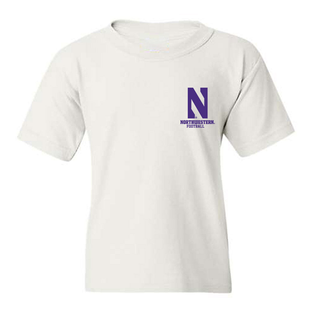 Northwestern - NCAA Football : Nigel Glover - Classic Shersey Youth T-Shirt-0