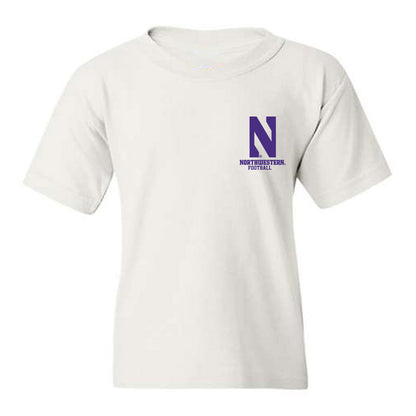 Northwestern - NCAA Football : Nigel Glover - Classic Shersey Youth T-Shirt-0