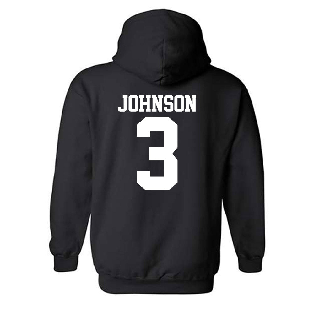 Northwestern - NCAA Men's Soccer : Andrew Johnson - Classic Shersey Hooded Sweatshirt-1