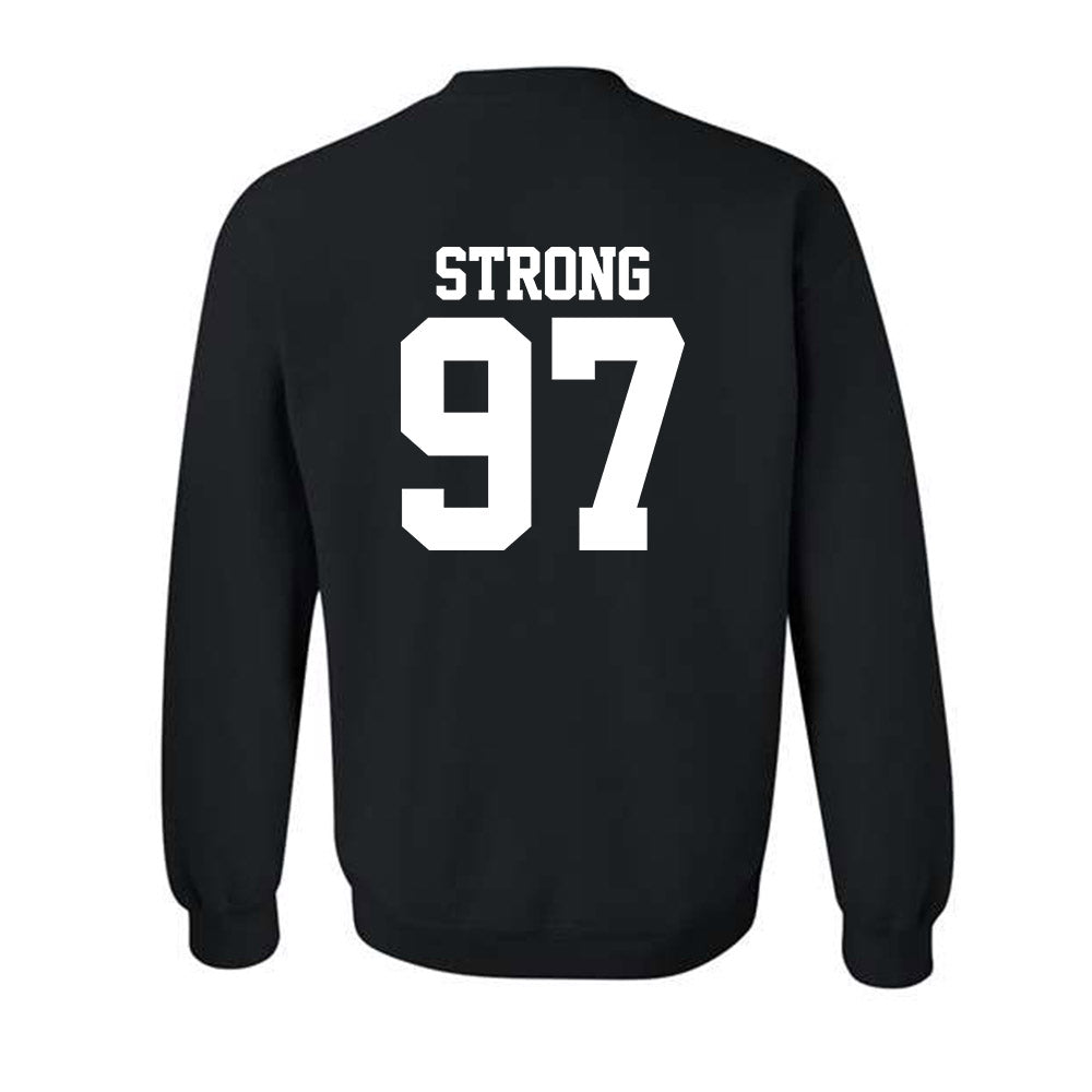 Northwestern - NCAA Football : Braxton Strong - Classic Shersey Crewneck Sweatshirt-1