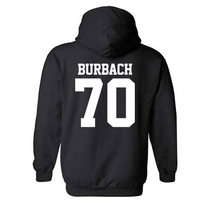 Northwestern - NCAA Football : Leighton Burbach - Classic Shersey Hooded Sweatshirt-1