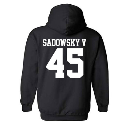Northwestern - NCAA Football : Jack Sadowsky V - Classic Shersey Hooded Sweatshirt-1