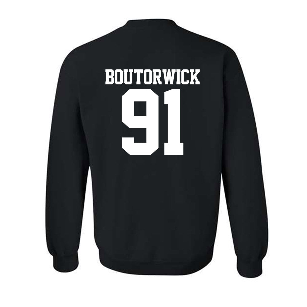 Northwestern - NCAA Football : Evan Boutorwick - Classic Shersey Crewneck Sweatshirt-1