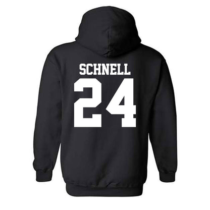 Northwestern - NCAA Women's Volleyball : Cate Schnell - Classic Shersey Hooded Sweatshirt-1
