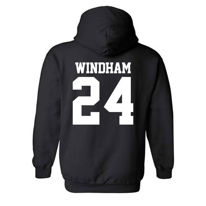 Northwestern - NCAA Men's Basketball : KJ Windham - Classic Shersey Hooded Sweatshirt