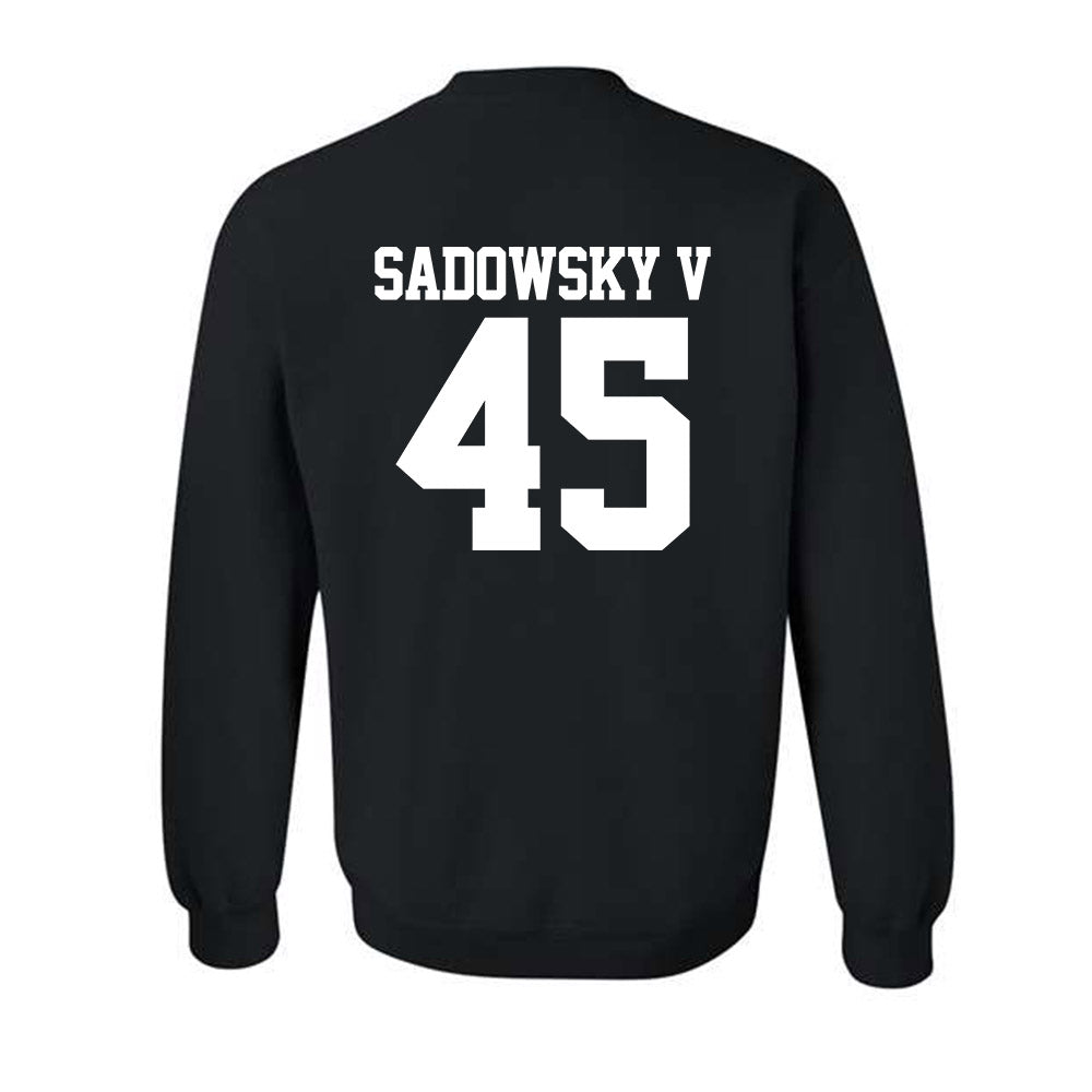 Northwestern - NCAA Football : Jack Sadowsky V - Classic Shersey Crewneck Sweatshirt-1
