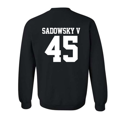 Northwestern - NCAA Football : Jack Sadowsky V - Classic Shersey Crewneck Sweatshirt-1