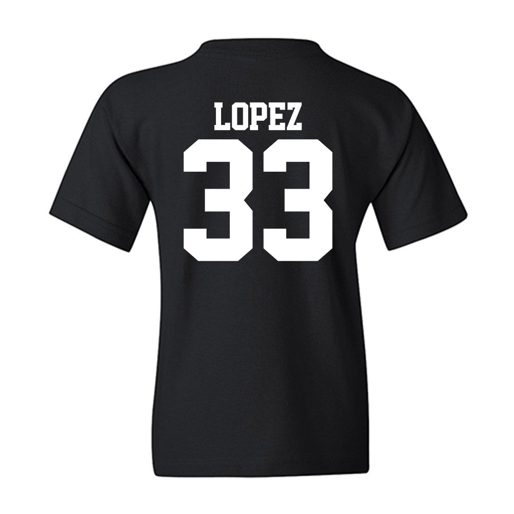 Northwestern - NCAA Women's Basketball : Amparo Lopez - Classic Shersey Youth T-Shirt-1