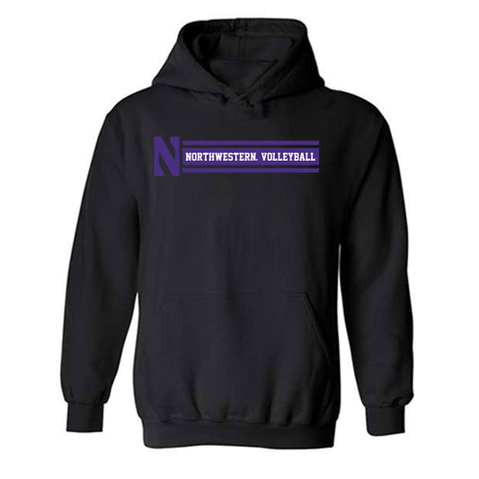 Northwestern - NCAA Women's Volleyball : Clara Schramm - Classic Shersey Hooded Sweatshirt-0