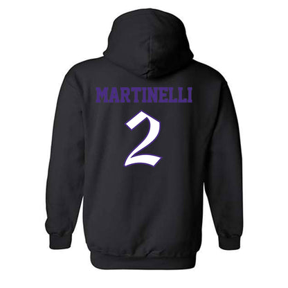 Northwestern - NCAA Men's Basketball : Nick Martinelli - Hooded Sweatshirt-1