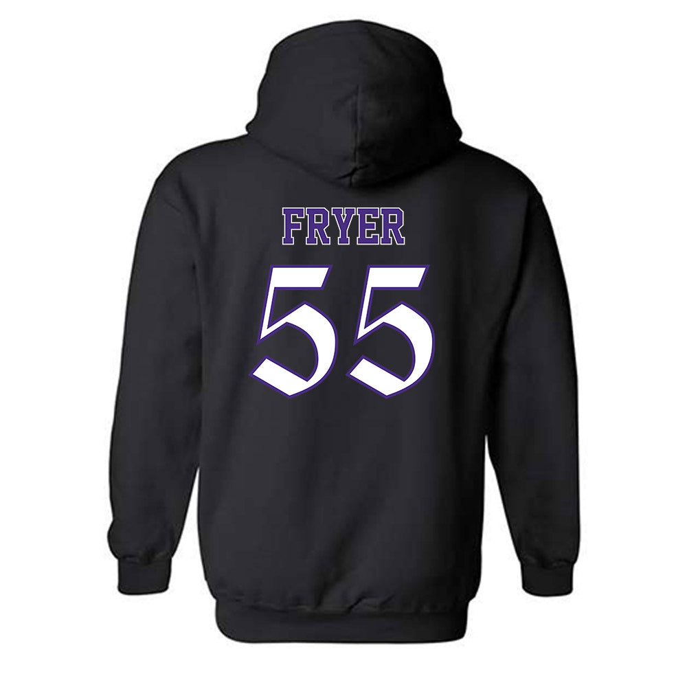 Northwestern - NCAA Baseball : Justin Fryer - Hooded Sweatshirt-1