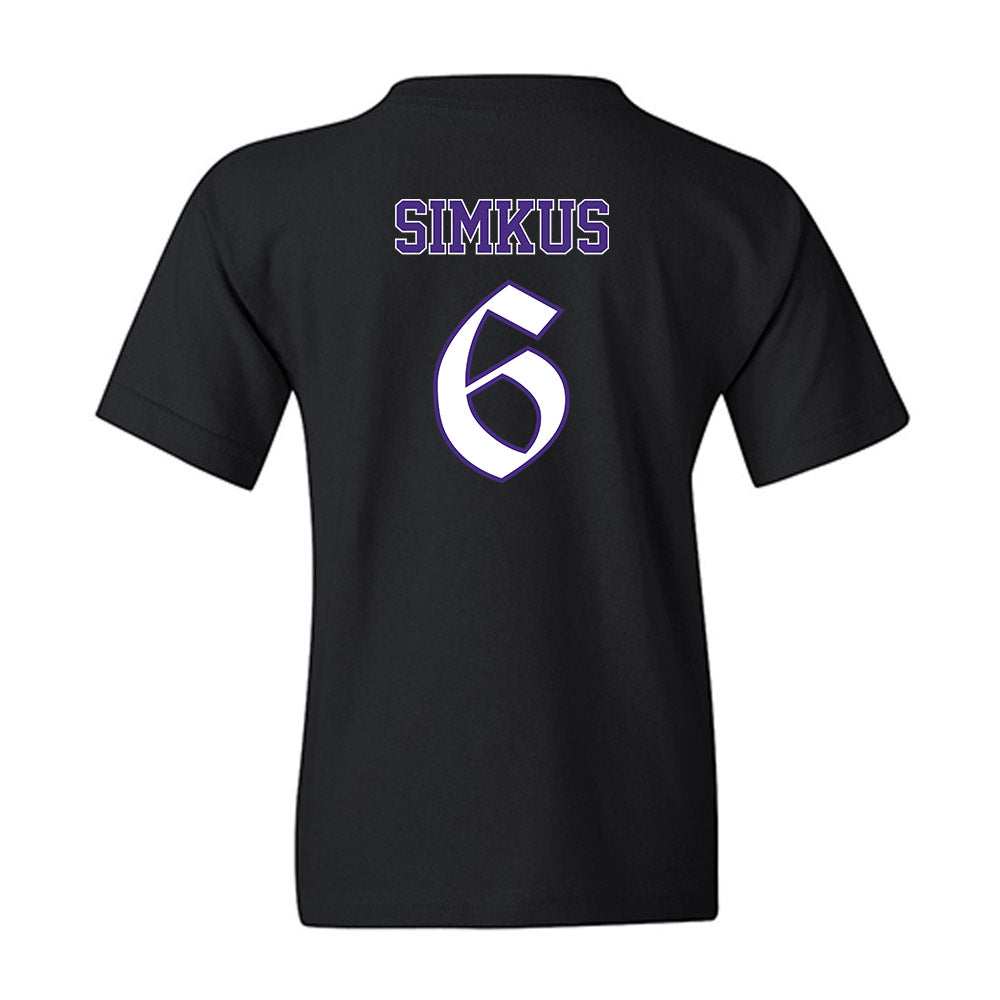 Northwestern - NCAA Women's Volleyball : Bella Simkus - Youth T-Shirt-1