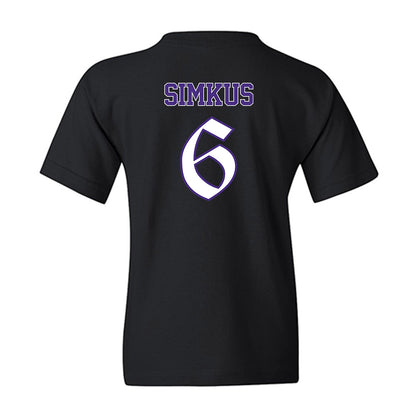 Northwestern - NCAA Women's Volleyball : Bella Simkus - Youth T-Shirt-1