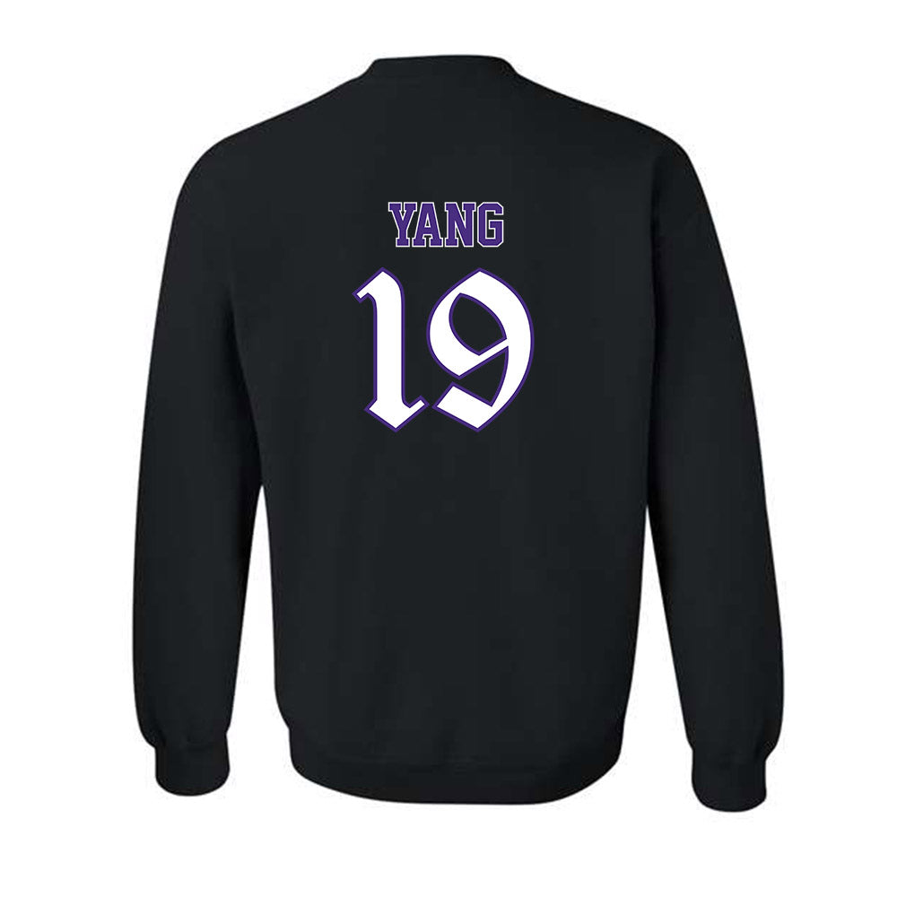 Northwestern - NCAA Baseball : Jake Yang - Crewneck Sweatshirt-1