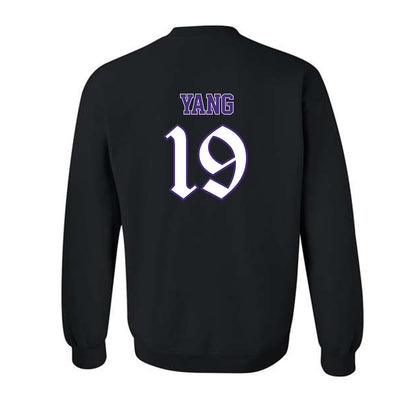Northwestern - NCAA Baseball : Jake Yang - Crewneck Sweatshirt-1