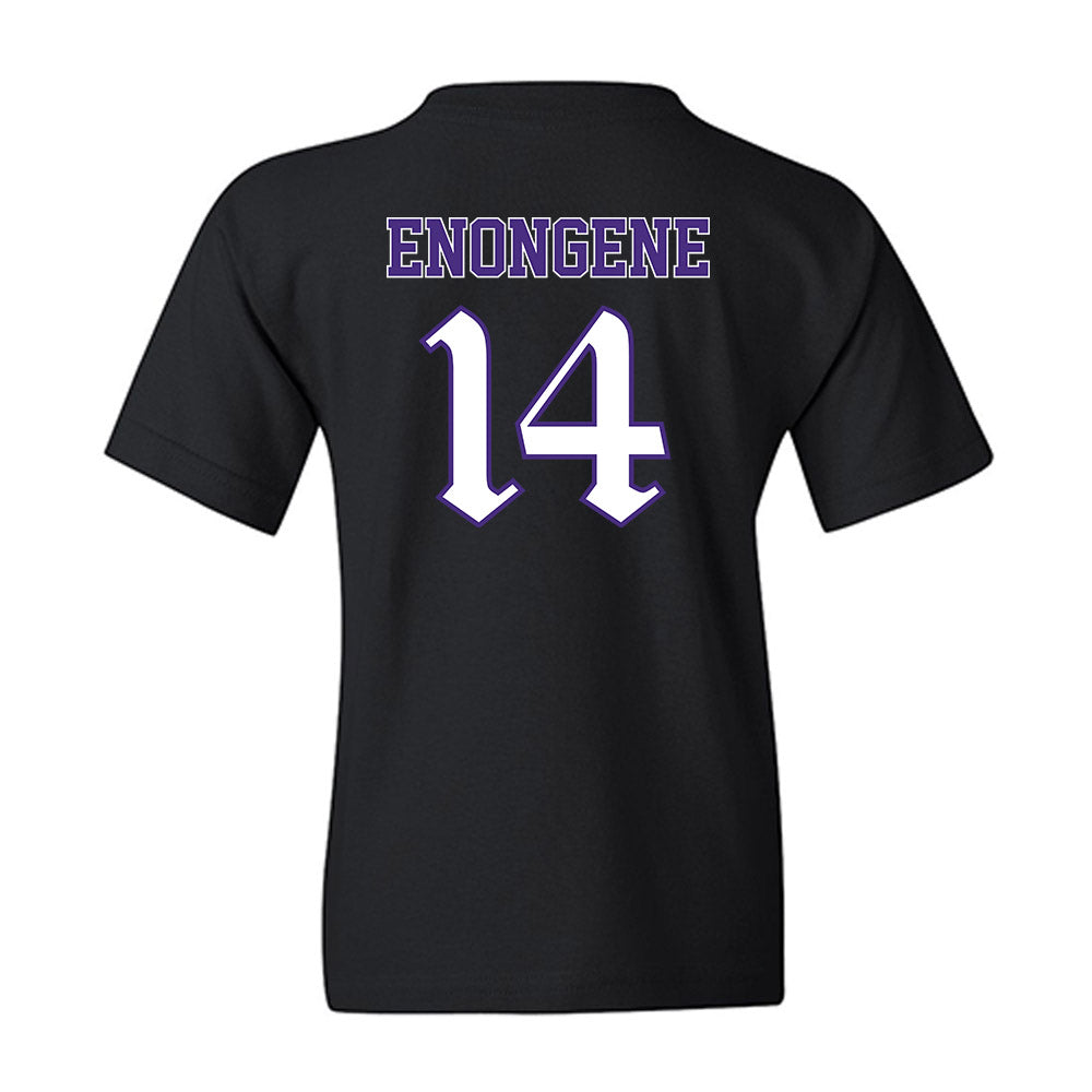 Northwestern - NCAA Football : Dube Enongene - Youth T-Shirt-1