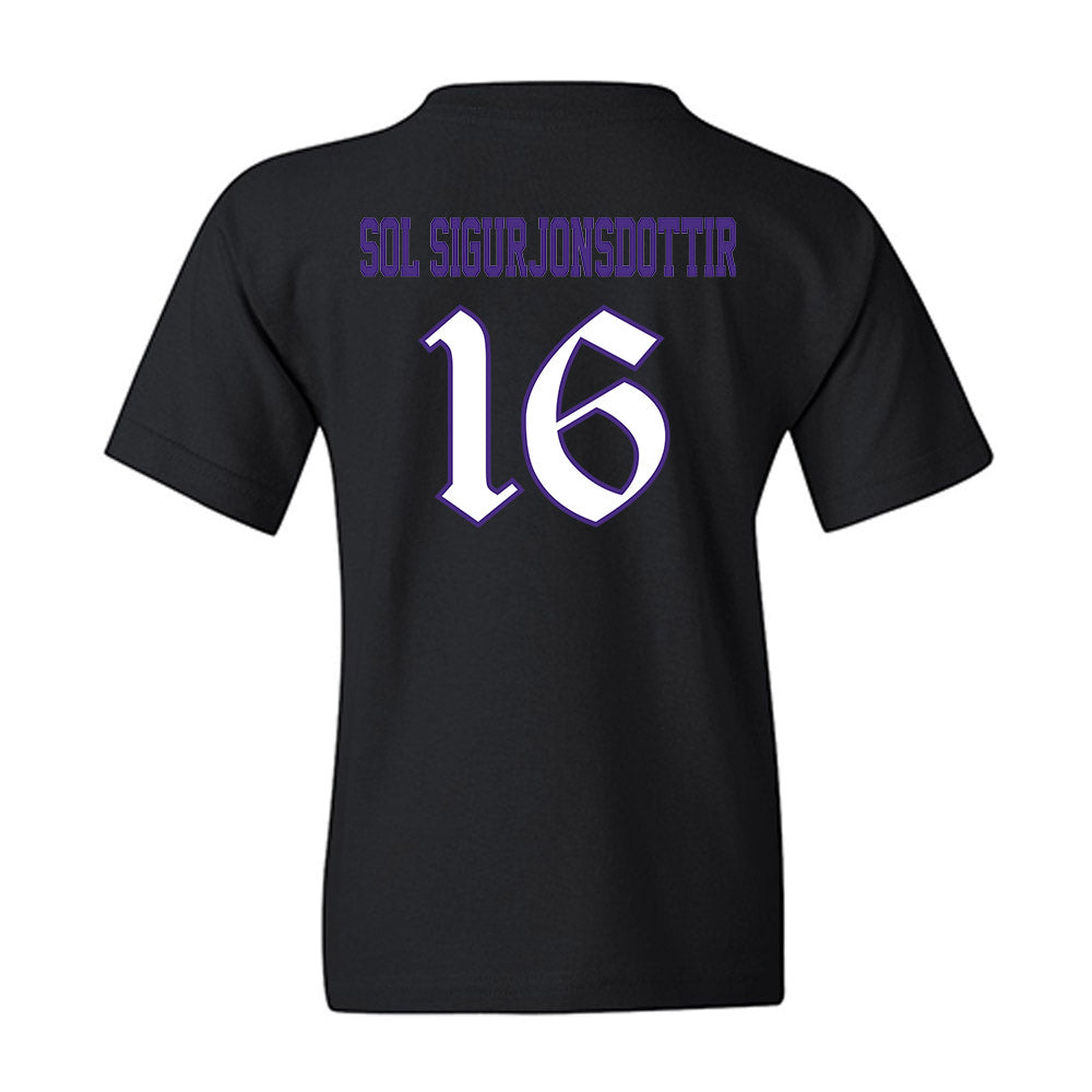 Northwestern - NCAA Women's Soccer : Selma Sol Sigurjonsdottir - Youth T-Shirt-1