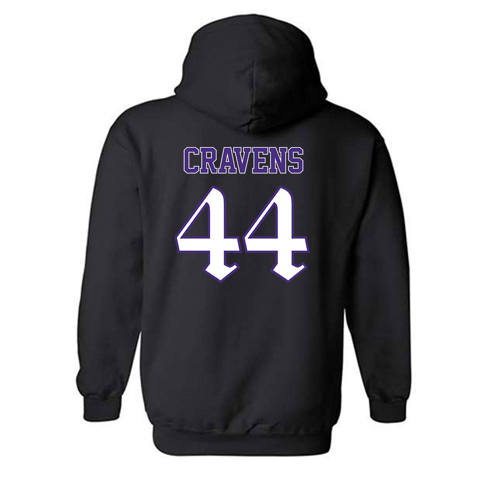 Northwestern - NCAA Baseball : Colton Cravens - Hooded Sweatshirt-1