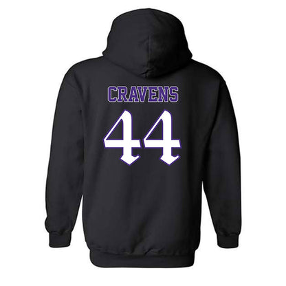 Northwestern - NCAA Baseball : Colton Cravens - Hooded Sweatshirt-1