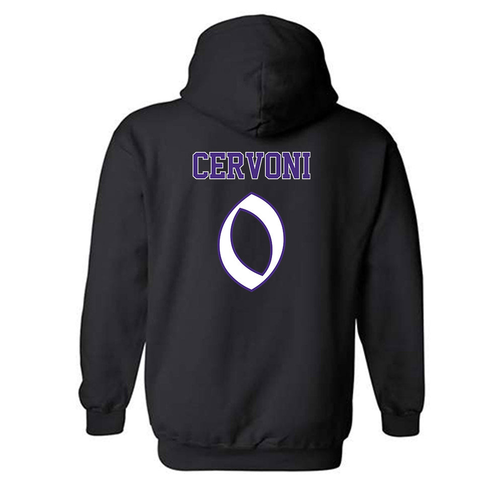 Northwestern - NCAA Men's Soccer : Gino Cervoni - Hooded Sweatshirt-1