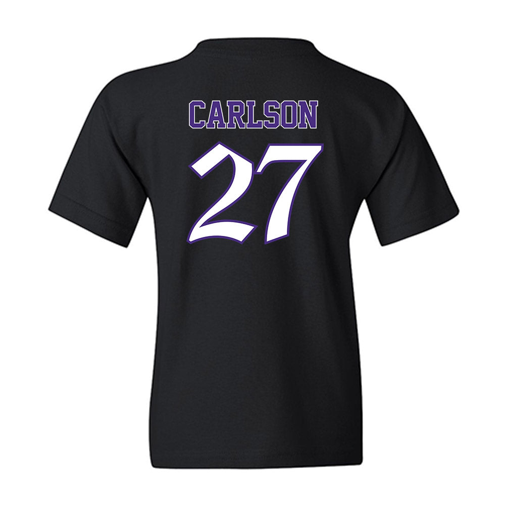 Northwestern - NCAA Baseball : Zach Carlson - Youth T-Shirt-1