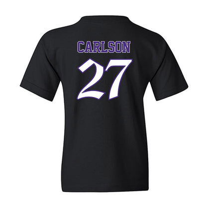 Northwestern - NCAA Baseball : Zach Carlson - Youth T-Shirt-1