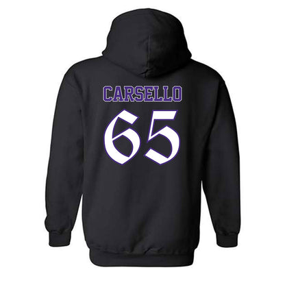 Northwestern - NCAA Football : Jackson Carsello - Hooded Sweatshirt-1