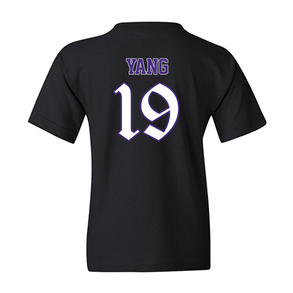 Northwestern - NCAA Baseball : Jake Yang - Youth T-Shirt-1