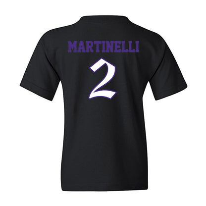 Northwestern - NCAA Men's Basketball : Nick Martinelli - Youth T-Shirt-1