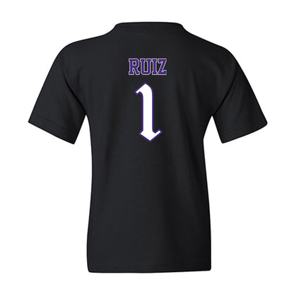Northwestern - NCAA Baseball : Noah Ruiz - Youth T-Shirt-1