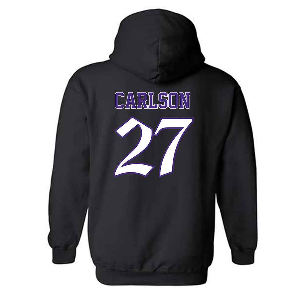 Northwestern - NCAA Baseball : Zach Carlson - Hooded Sweatshirt-1