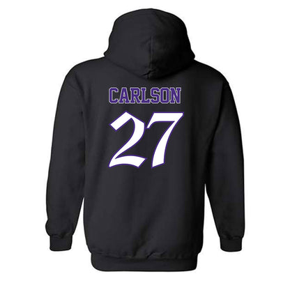 Northwestern - NCAA Baseball : Zach Carlson - Hooded Sweatshirt-1