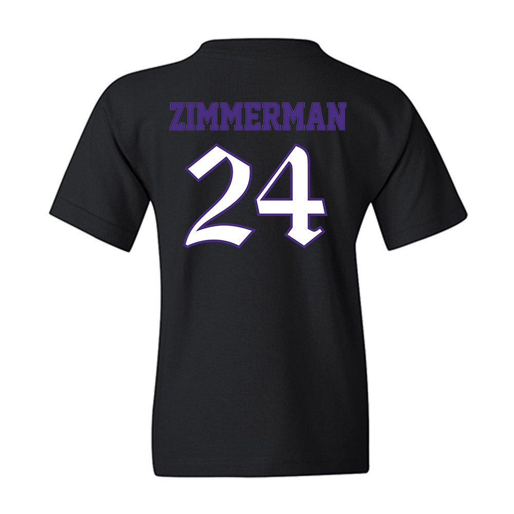 Northwestern - NCAA Women's Soccer : Gwen Zimmerman - Youth T-Shirt-1