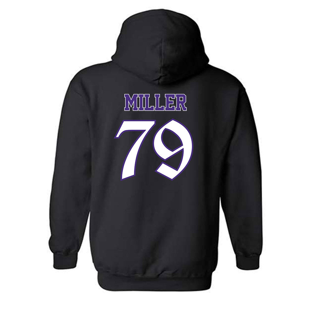 Northwestern - NCAA Football : Jacob Miller - Hooded Sweatshirt-1