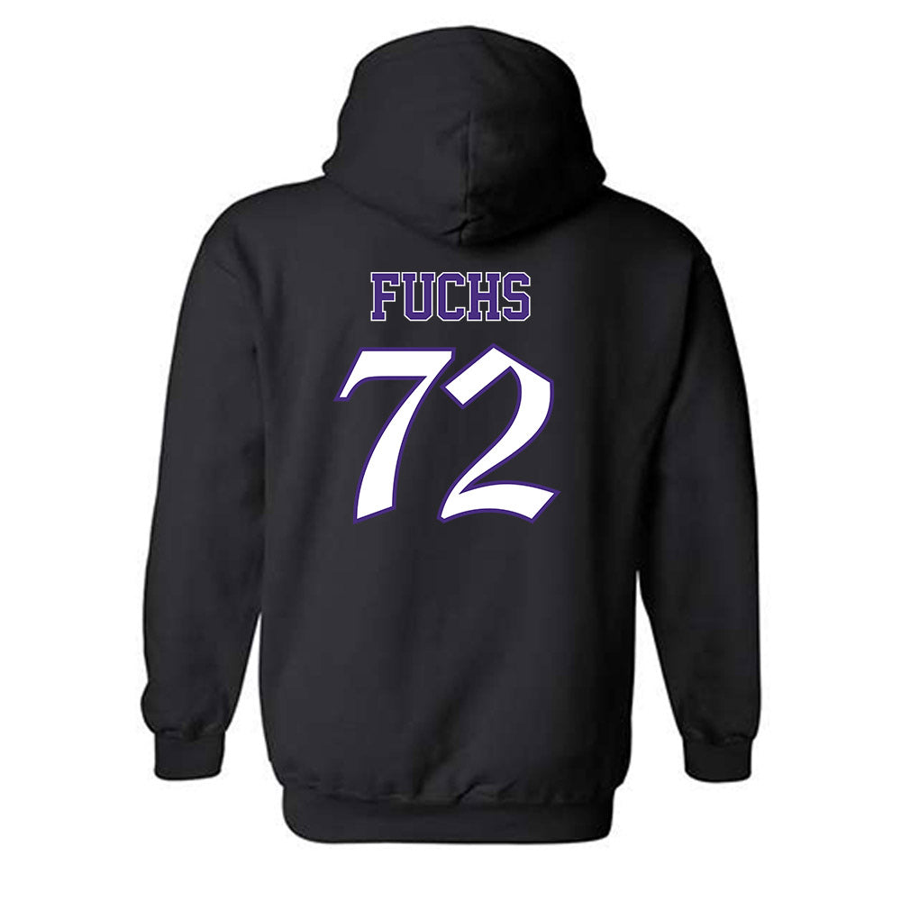 Northwestern - NCAA Football : Jack Fuchs - Hooded Sweatshirt-1