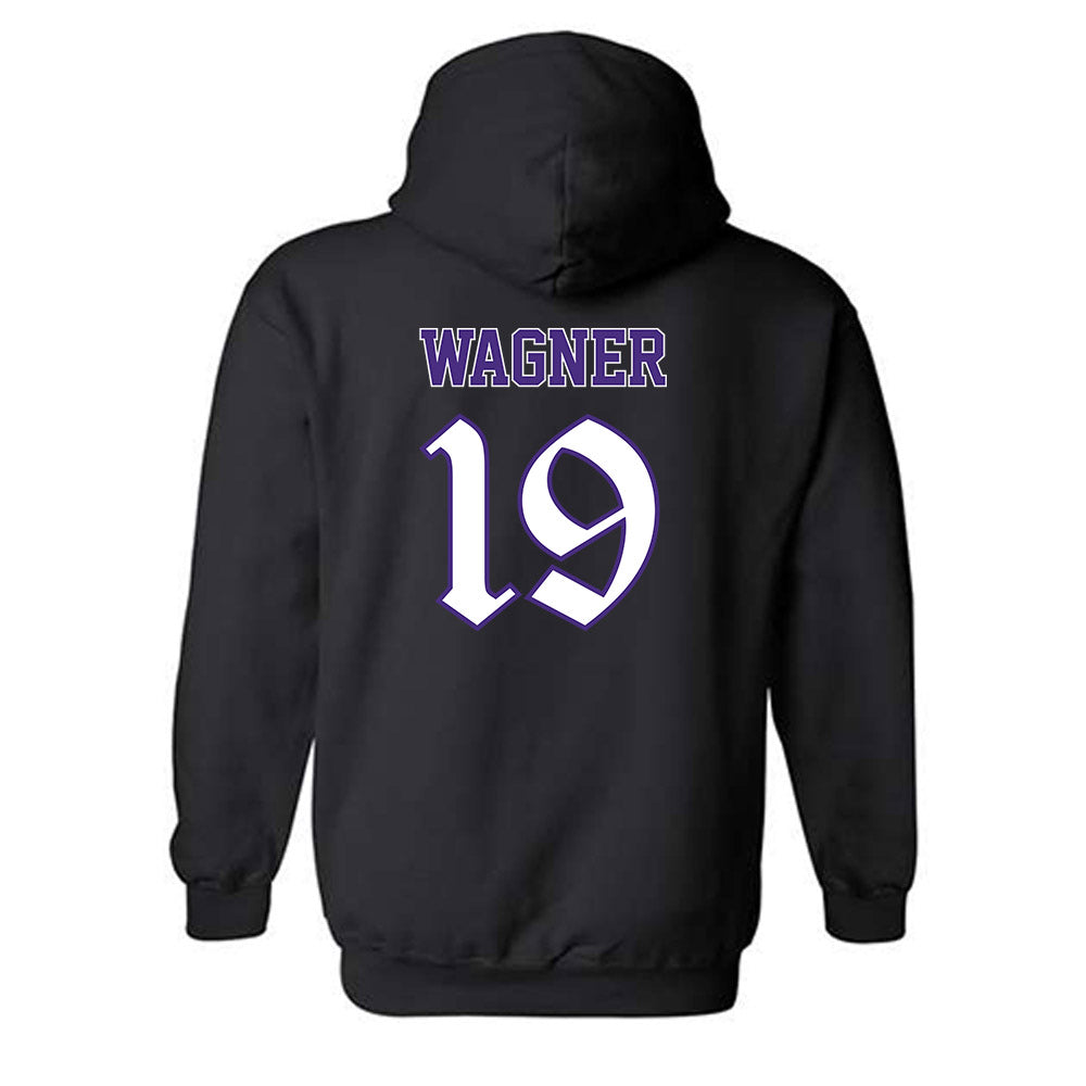 Northwestern - NCAA Football : Drew Wagner - Hooded Sweatshirt-1