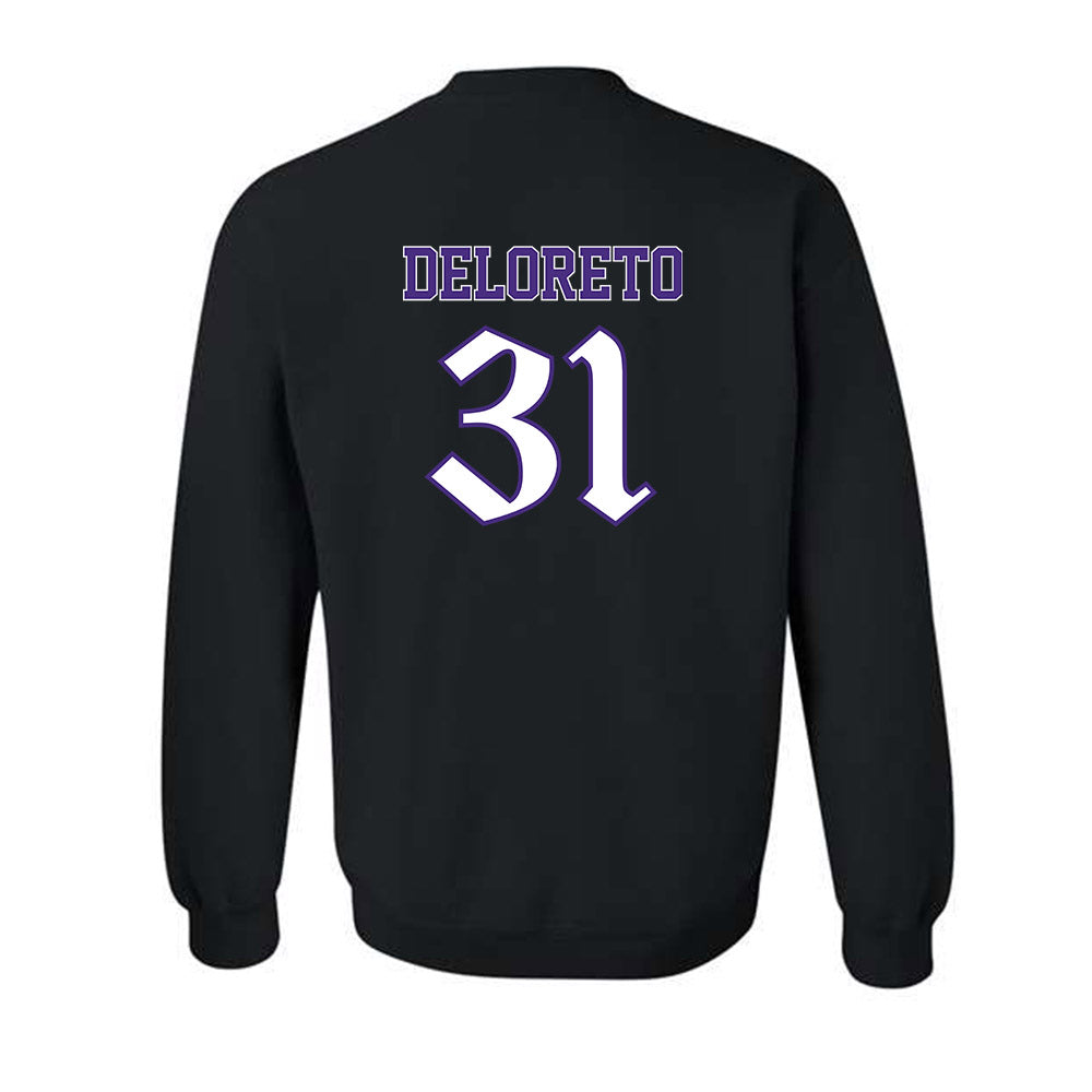Northwestern - NCAA Baseball : Dominic DeLoreto - Crewneck Sweatshirt-1
