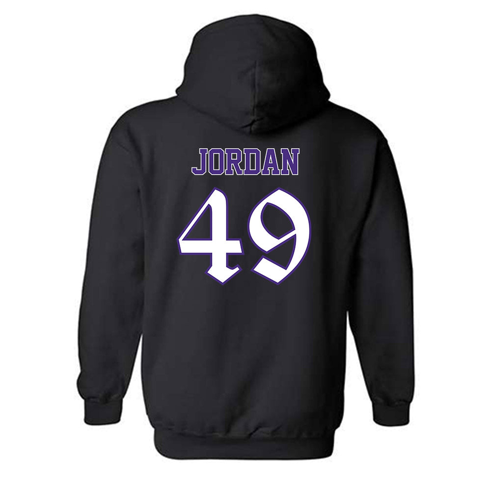 Northwestern - NCAA Football : Amare Jordan - Hooded Sweatshirt-1