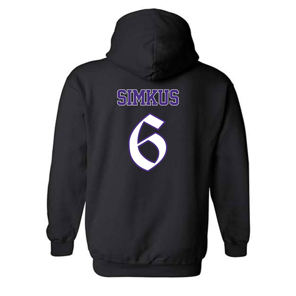 Northwestern - NCAA Women's Volleyball : Bella Simkus - Hooded Sweatshirt-1