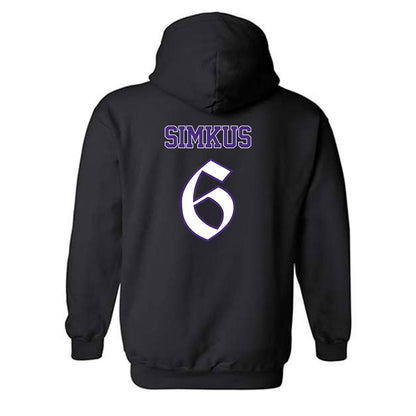 Northwestern - NCAA Women's Volleyball : Bella Simkus - Hooded Sweatshirt-1