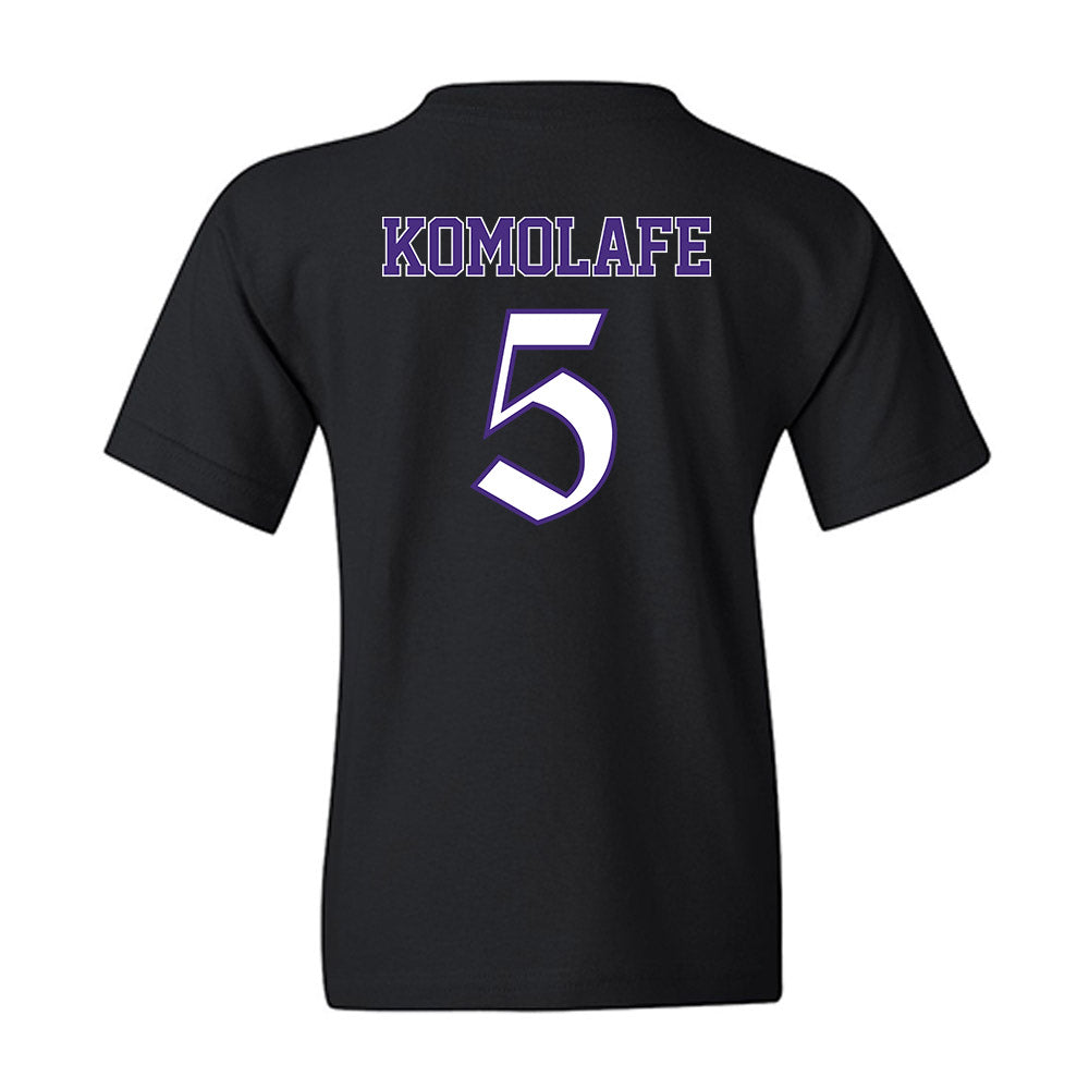 Northwestern - NCAA Football : Caleb Komolafe - Youth T-Shirt-1