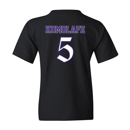 Northwestern - NCAA Football : Caleb Komolafe - Youth T-Shirt-1