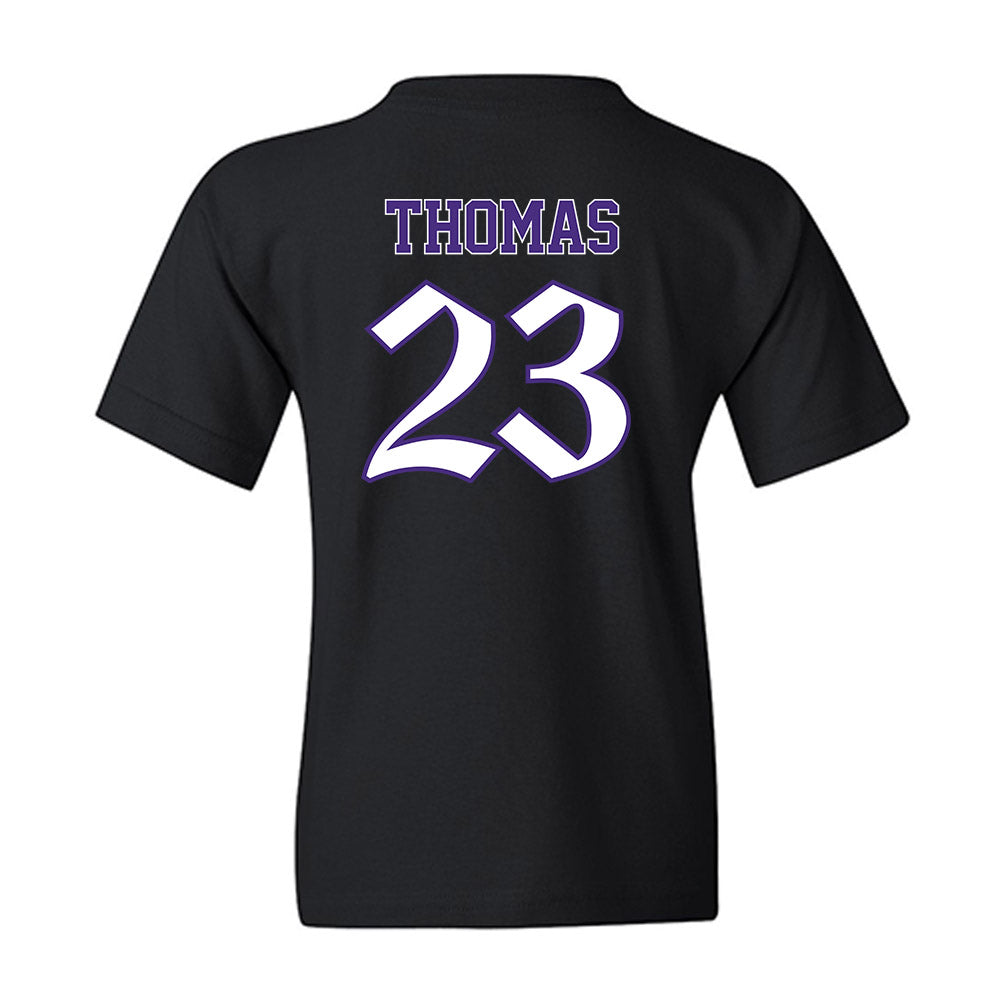 Northwestern - NCAA Women's Basketball : Tayla Thomas - Youth T-Shirt-1