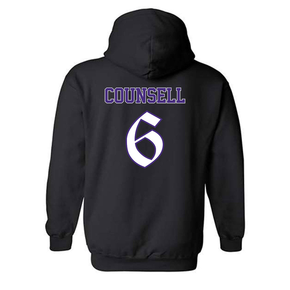 Northwestern - NCAA Baseball : Jack Counsell - Hooded Sweatshirt-1