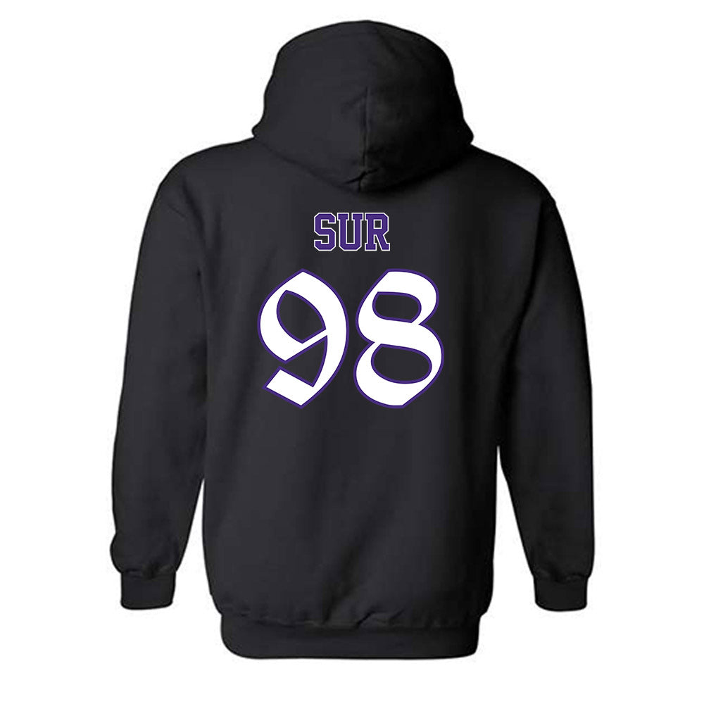Northwestern - NCAA Football : Noah Sur - Hooded Sweatshirt-1