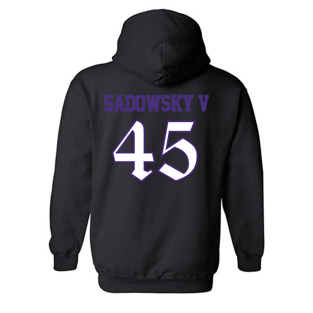 Northwestern - NCAA Football : Jack Sadowsky V - Hooded Sweatshirt-1